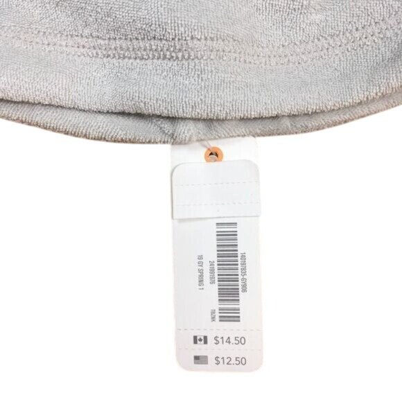 Gymboree Baby Terrycloth Hat – Size 12-24M, Gray, Soft Fabric with Adjustable Kn - Picture 2 of 2